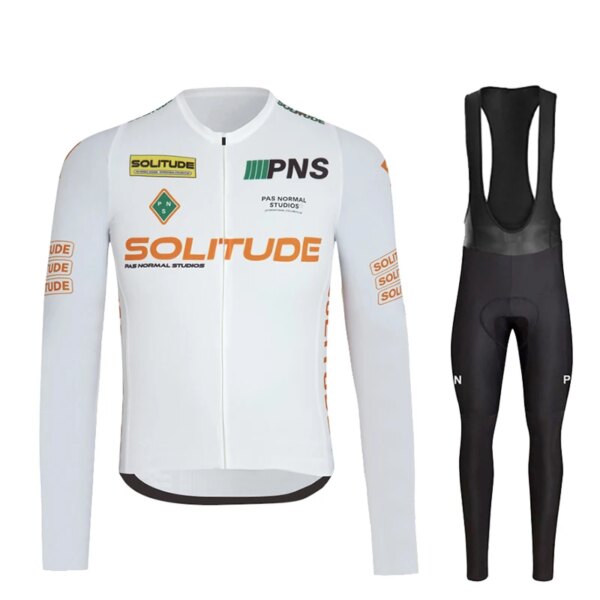 Pns 2024 Pro hombres otoño manga larga equipo MTB primavera Ciclismo Jersey conjunto Ropa de bicicleta uniforme Ropa Ciclismo Maillot