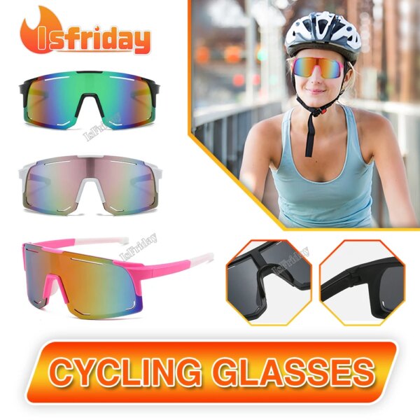 Gafas de sol polarizadas para ciclismo, protección UV, gafas a prueba de viento para hombres y mujeres, lentes polarizadas, gafas deportivas para montar en bicicleta de carretera