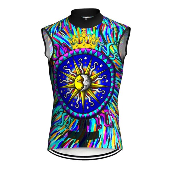 Pro Ciclismo verano UV chaleco transpirable 7 colores Ciclismo sin mangas bicicleta camiseta interior Jersey ropa camiseta Tops