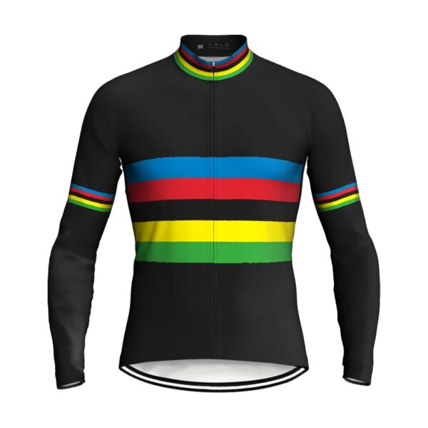 Camiseta de ciclismo profesional larga, chaqueta de primavera y otoño, camiseta de campeonato clásica ligera, camiseta para bicicleta de montaña, ropa deportiva del ejército, Top MAX