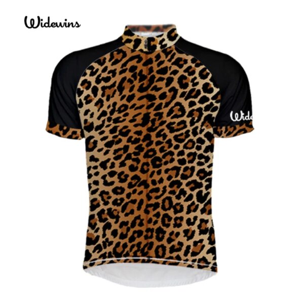 Pro Team Leopard Jumbo Ciclismo Jerseys verano bicicleta Maillot transpirable MTB manga corta secado rápido bicicleta Ropa Ciclismo