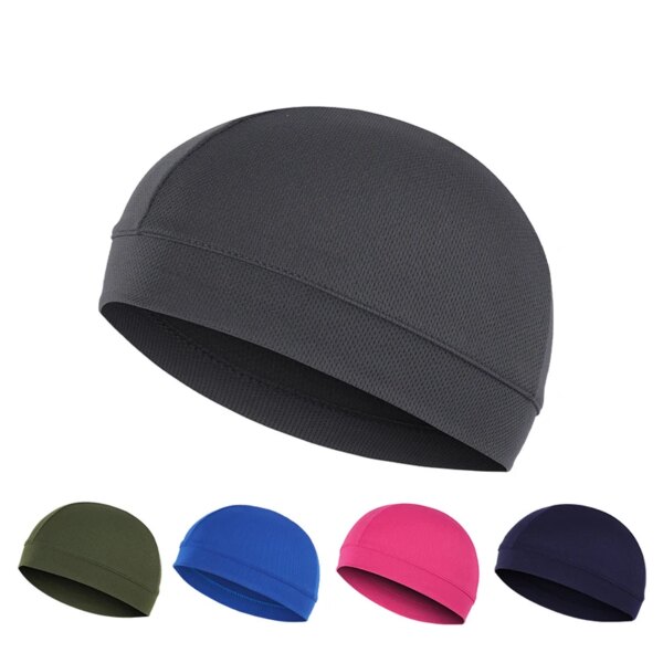 Gorro de secado rápido para ciclismo, gorro deportivo Anti-UV y antisudor para motocicleta, bicicleta, ciclismo, gorro interior Unisex