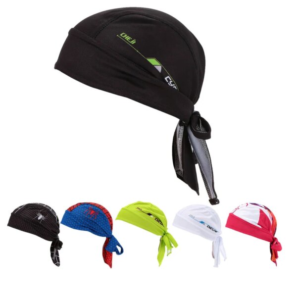Gorro de Ciclismo puro de secado rápido, pañuelo para la cabeza, pañuelo para correr para hombre, pañuelo para la cabeza, gorro de pirata, diadema para hombre, pañuelo para la cabeza