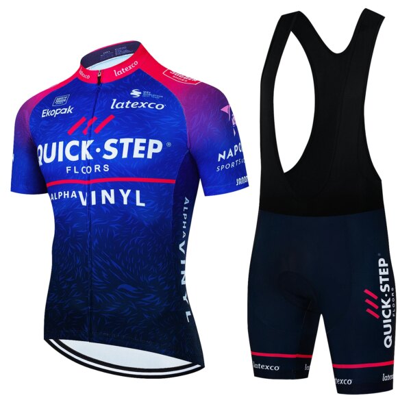 Quick·Step-Conjunto de Ciclismo profesional, Maillot de Ciclismo de montaña, 5 colores, uniforme de bicicleta, Conjunto de Jersey de Ciclismo, 2022