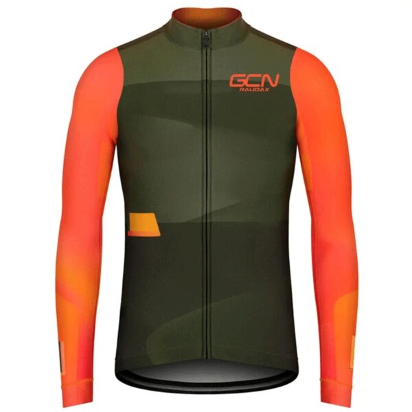 RAUDAX GCN otoño Ciclismo de manga larga para Hombre motocicleta todoterreno ropa deportiva para descensos Ciclismo Hombre Verano primavera manga larga