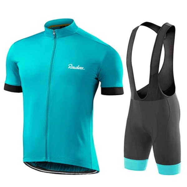 RAUDAX-Ropa Deportiva Transpirable para Bicicleta de montaña, Camiseta de Ciclismo, Conjunto de Jersey de Ciclismo MTB, Verano, Nuevo, 2022