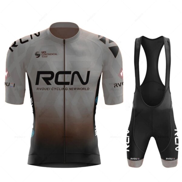 RCN-Conjunto de Jersey de Ciclismo para Hombre, uniforme de Ciclismo de montaña, pantalones cortos con pechera, novedad de verano 2023