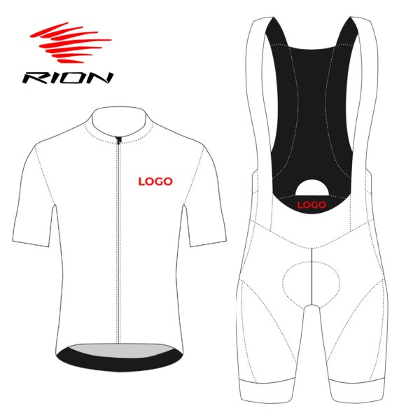 RION-Camiseta de ciclismo con pechera, pantalones cortos con logotipo personalizado, ropa de bicicleta, uniforme de equipo de diseño DIY, camisetas de motocross, medias para montar en MTB