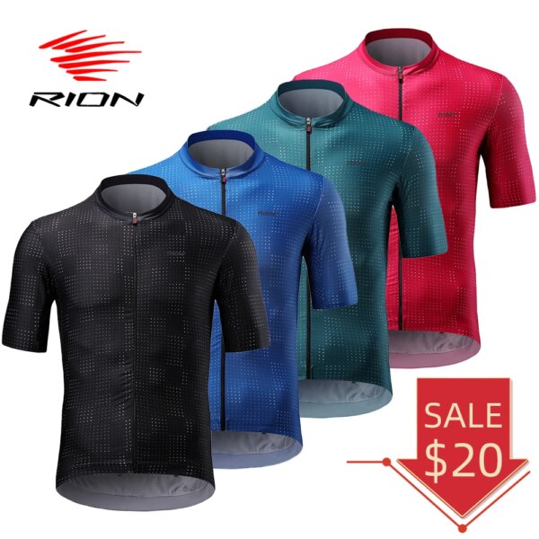 RION Man Ciclismo Maillot hombres MTB Jersey Ropa de bicicleta camiseta de Motocross Tricuta Jumper Enduro camiseta Ropa Ciclismo