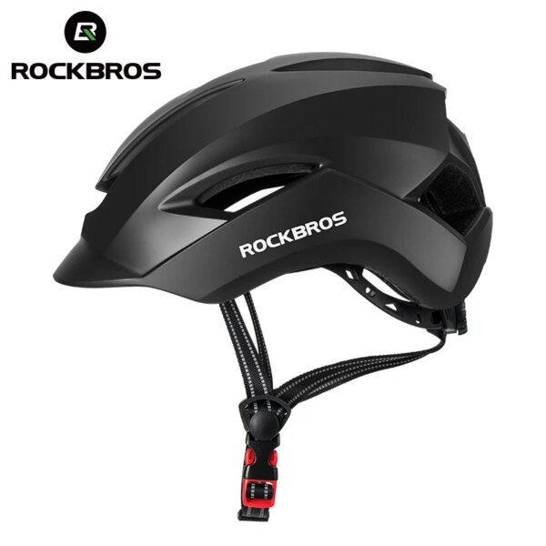 ROCKBROS-casco de bicicleta para hombre y mujer, accesorios de seguridad para ciclismo BMX, para viajes de ocio, motocicleta eléctrica, Scooter MTB