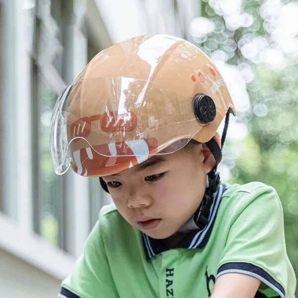 ROCKBROS-casco de seguridad en bicicleta para niños, casco de bicicleta de carretera MTB para niño y niña, medio casco, equipo de ciclismo