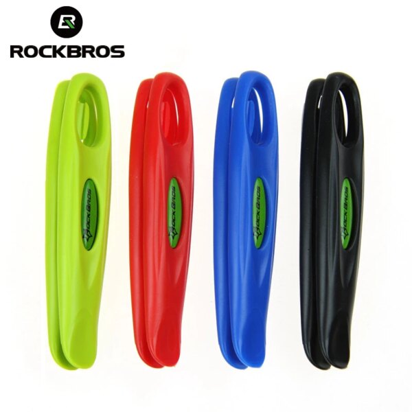 ROCKBROS-Juego de herramientas para reparación de neumáticos, palanca de neumáticos ultraligera, POM, MTB, accesorios para bicicletas