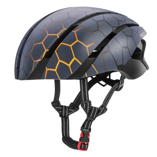 ROCKBROS-casco ultraligero moldeado integralmente para hombre y mujer, gorro de seguridad en bicicleta de montaña y carretera, 57-62 CM