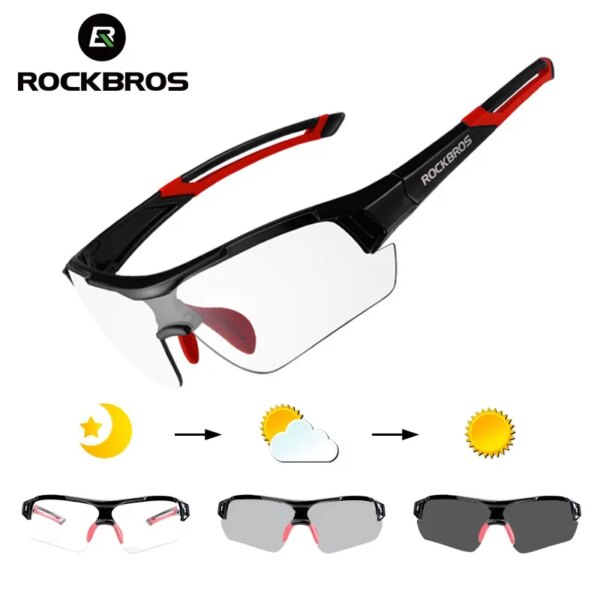 ROCKBROS gafas de sol fotocromáticas para ciclismo, gafas UV400 para bicicleta de montaña y carretera, gafas para miopía para mujeres y hombres, gafas para deportes al aire libre