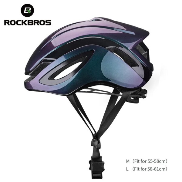 ROCKBROS-casco de bicicleta ultraligero para hombre y mujer, casco de bicicleta de montaña y de carretera, moldeado integralmente, accesorios para bicicleta