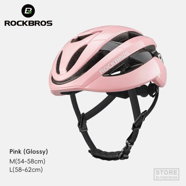 ROCKBROS-casco de ciclismo ultraligero aerodinámico, moldeado integralmente, ajustable, para mujer, MTB, bicicleta de carretera