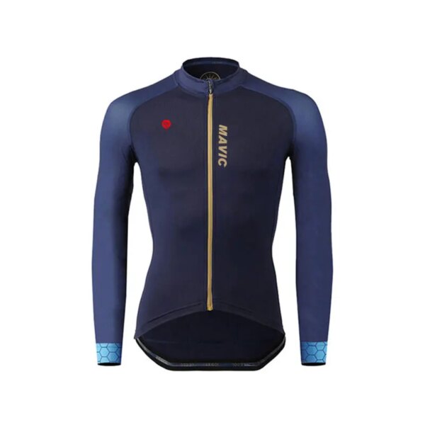 RX MAVIC Conjunto de Ciclismo de Otoño para Hombre Ciclismo de Carretera Protección UV Manga Larga Ciclismo de Primavera Entrenamiento de Equipo Profesional Manga Larga