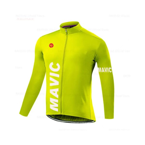 RX MAVIC nueva bicicleta de manga larga para hombres bicicleta de carretera transpirable manga larga otoño equipo de ciclismo camisa de entrenamiento bicicleta sudadera