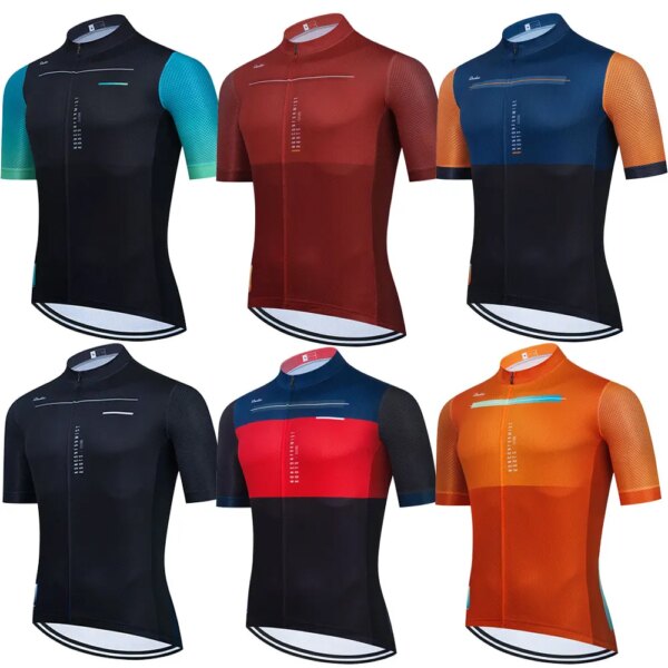 Raudax equipo 2022 verano manga corta Ciclismo camiseta al aire libre MTB bicicleta de carretera Maillot Ciclismo Hombre transpirable Ciclismo Jersey hombres