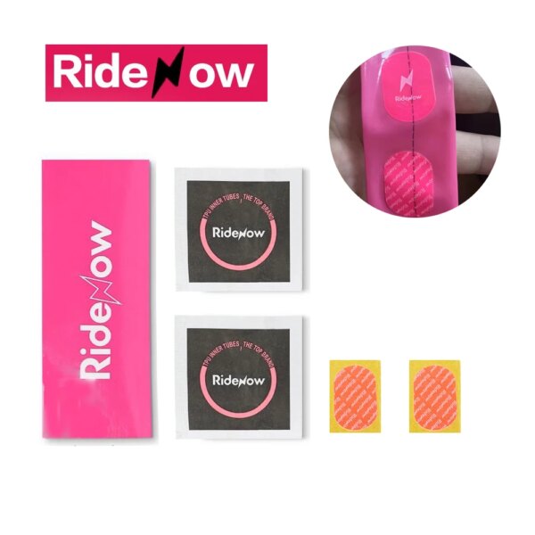 Ridenow-Kit de parches sin pegamento de TPU para tubo interior de bicicleta, herramientas de reparación para bicicleta plegable de carretera MTB