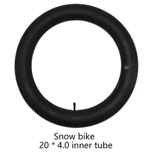 Accesorios para montar en bicicleta de nieve, tubo interior adecuado para bicicletas gruesas, pieza de tubo interior, neumático de goma, bicicleta de nieve de alta calidad