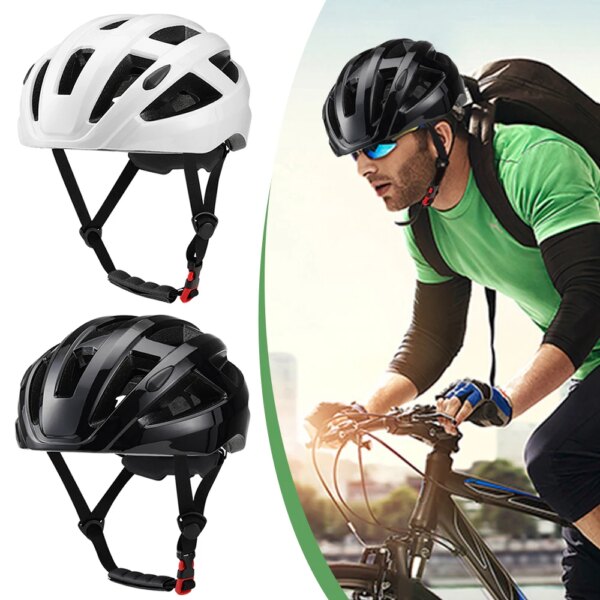 Casco de bicicleta de carretera ajustable MTB casco de ciclismo hombres mujeres transpirable ligero protección de la cabeza casco de bicicleta equipo de equitación