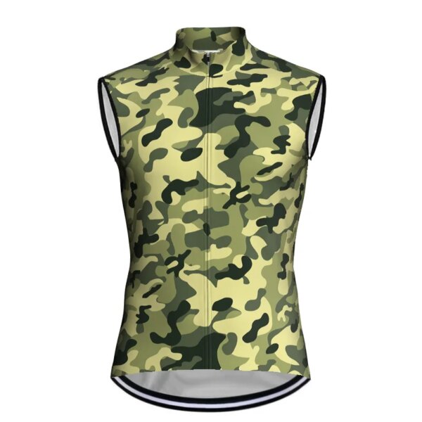 Jersey De Ciclismo De Carretera, Camuflaje, Camiseta MTB, Patrones De Desgaste De Bicicleta, Chaqueta Sin Mangas, Camuflaje De Bicicleta De Montaña, Top De Verano, Ajustado, 4 Estilos