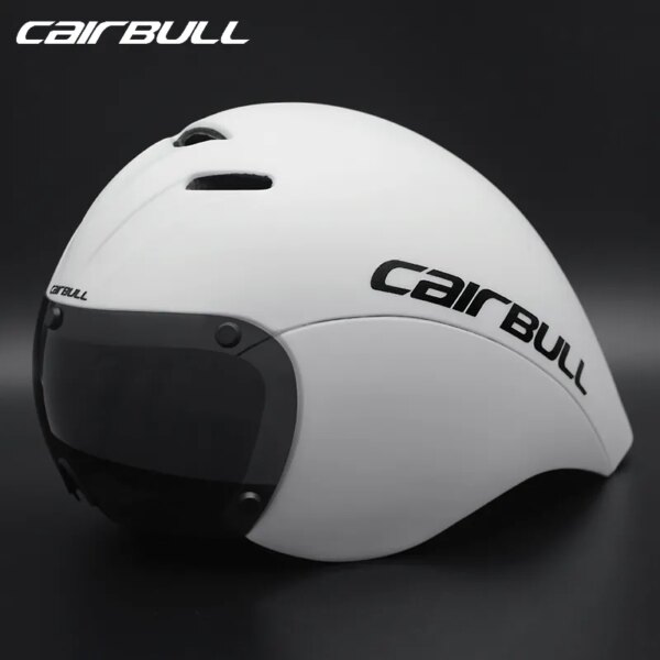 Casco de ciclismo de carreras para hombre y mujer, cascos de bicicleta de carretera TT Enduro, gafas aerodinámicas, gorra transpirable moldeada integralmente