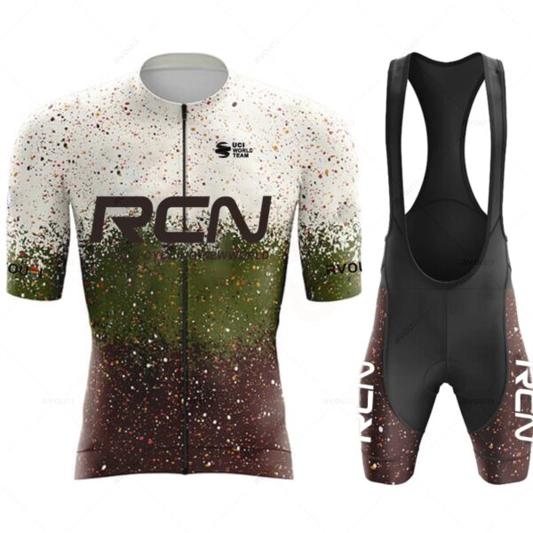 Ropa De Ciclismo RCN para hombre, camiseta De manga corta para Ciclismo, equipo De triatlón, MTB, carrera De montaña, novedad De verano 2023