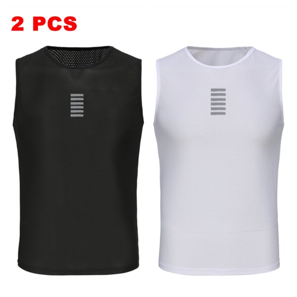 Rsantce 2024, 2 uds., camiseta interior de ciclismo para hombre, Tops, chaleco de capa Base para bicicleta de montaña, ropa interior para bicicleta al aire libre, uniforme