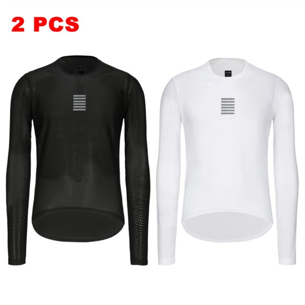 Rsantce 2024 capa Base de ciclismo de manga larga deportes de bicicleta camisa de bicicleta ropa interior camiseta de bicicleta de carreras camiseta interior