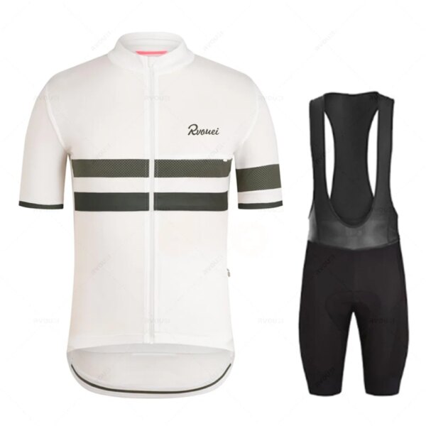 Rvouei-Ropa de Ciclismo para Hombre, Ropa de carreras, Jersey de secado rápido, Conjunto de Ropa de Ciclismo, Maillot, novedad de 2023