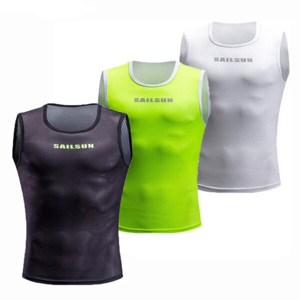 SALT SUN-Chaleco de Ciclismo para hombre y mujer, Ropa de Ciclismo, verano, frío, sin mangas, deportivo, para correr, 2019