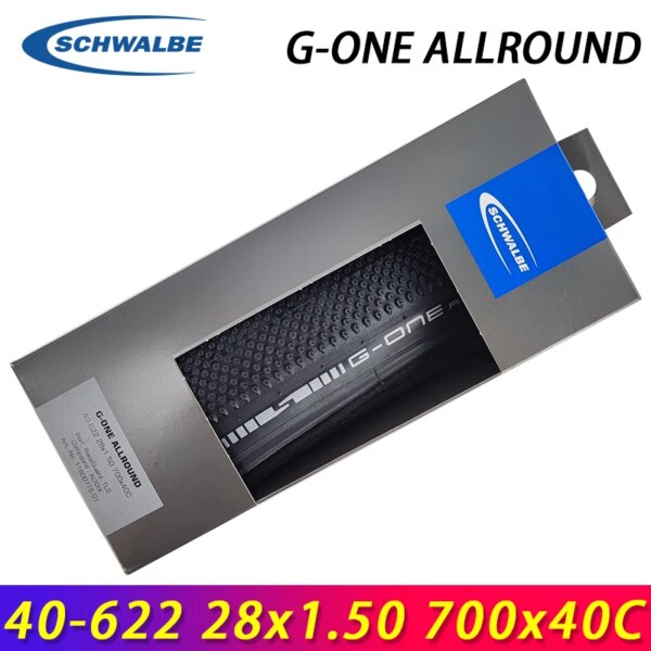 SCHWALBE G-ONE ALLROUND 40-622 28x1,50 700x40C neumático plegable sin cámara negro para bicicleta de grava, neumáticos de bicicleta de turismo, piezas de ciclismo