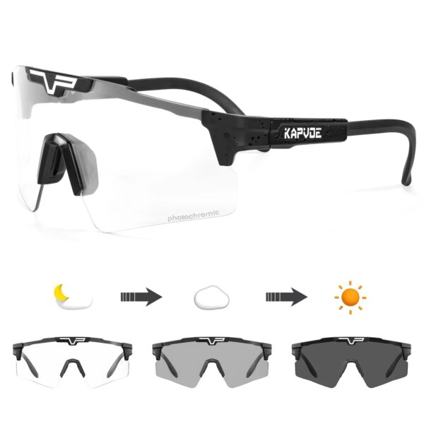 SCVCN fotocromáticos deportes ciclismo mujeres gafas bicicleta gafas montaña hombres bicicleta gafas UV400 MTB Road Running gafas de sol