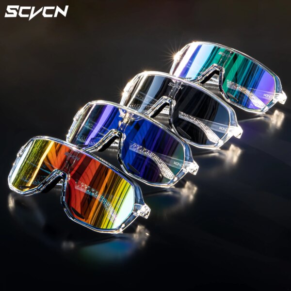 SCVCN, gafas de sol deportivas para ciclismo, gafas para hombres, gafas para conducir al aire libre, gafas para bicicleta, gafas para ciclismo de carretera para mujer, gafas UV400