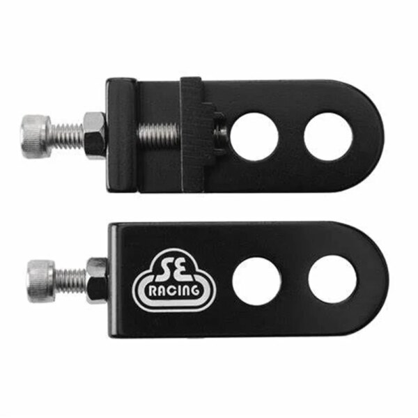 SE RacingLockit-Ajustador de cadena de bicicleta, sujetador tensor, Perno de aleación de aluminio para bicicleta BMX Fixie, tornillo de perno de bicicleta de una sola velocidad