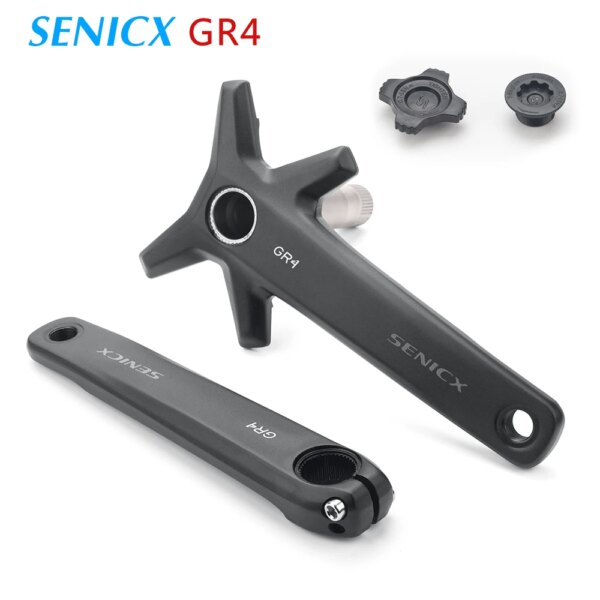 Plato SENICX GR4 de velocidad única/doble 110/80 BCD 42T 30-46T manivela 170mm para bicicletas de grava ciclocross BB24MM