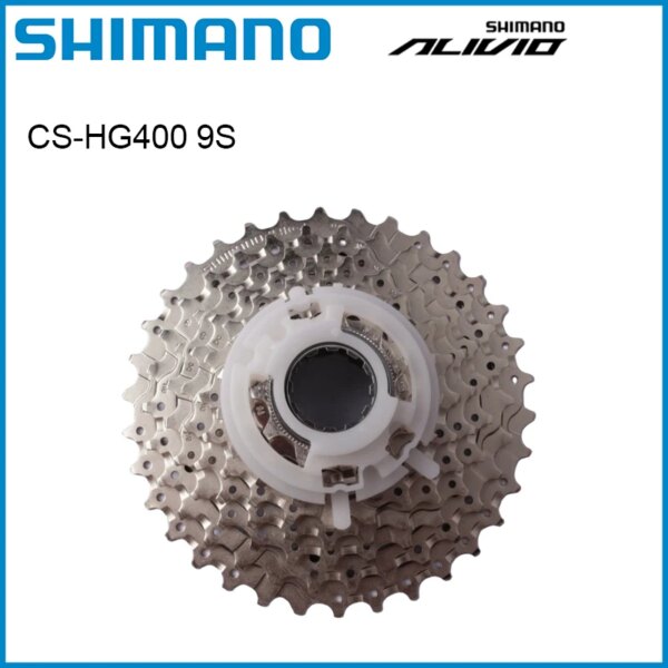 SHIMANO ALIVIO CS HG400 9 velocidades 11-25T 11-28T 11-32T 11-34T 11-36T piñón de Cassette MTB HYPERGLIDE serie T4000 bicicleta K7