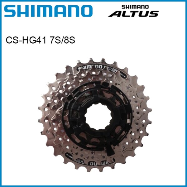 SHIMANO ALTUS CS HG41 Cassette 7 velocidades 11-28T 8 velocidades 11-32T 11-34T MTB piñón de Cassette HYPERGLIDE