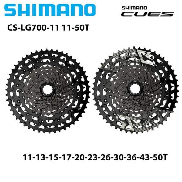 SHIMANO Cues LINKGLIDE Cassette LG400-11 45T 50T LG700-11 para bicicleta de montaña MTB piñón libre pieza Original de bicicleta