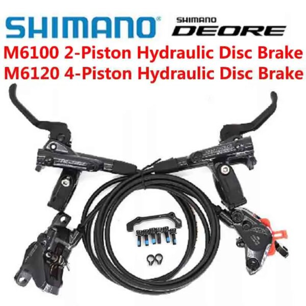 SHIMANO DEORE M6100 m6120 grupo de frenos DEORE freno delantero y trasero bicicletas de montaña freno de disco hidráulico MTB