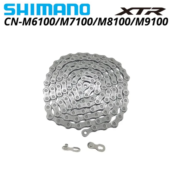 SHIMANO DEORE SLX XT XTR M6100 M7100 M8100 M9100 cadena 12 velocidades bicicleta de montaña 12 s piezas actuales MTB con enlace rápido