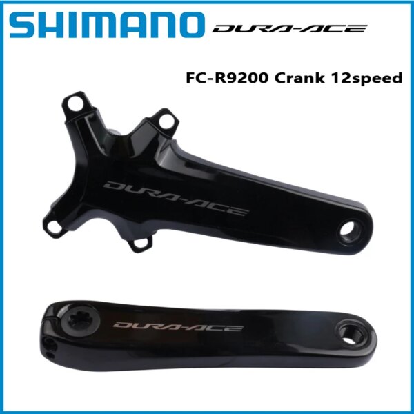 SHIMANO DURA ACE R9200 biela lado derecho 170MM 172,5 MM 2x12 manivela de velocidad deportes de bicicleta de carretera ciclismo 110BCD para R9200 R9270