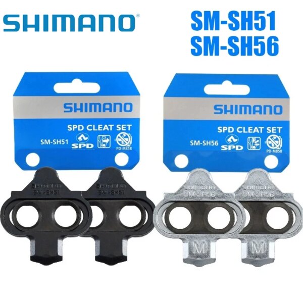 Calas SHIMANO SPD SM SH56 SH51, calas originales para Pedal de bicicleta de montaña, calas Shimano MTB para accesorios de Pedal de bicicleta de montaña