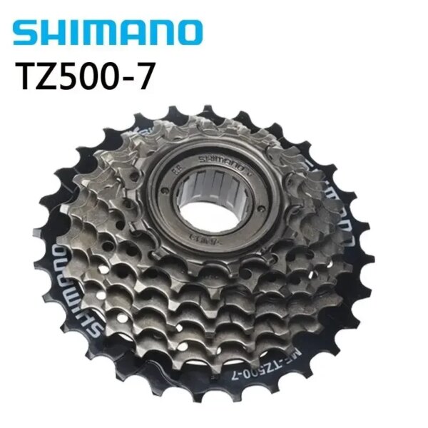 SHIMANO TOURNEY TZ500 6/7 Cassette de velocidad bicicleta de montaña rueda libre piñón de rosca de Metal 14-28/34T piezas de bicicleta cassette 6/7v