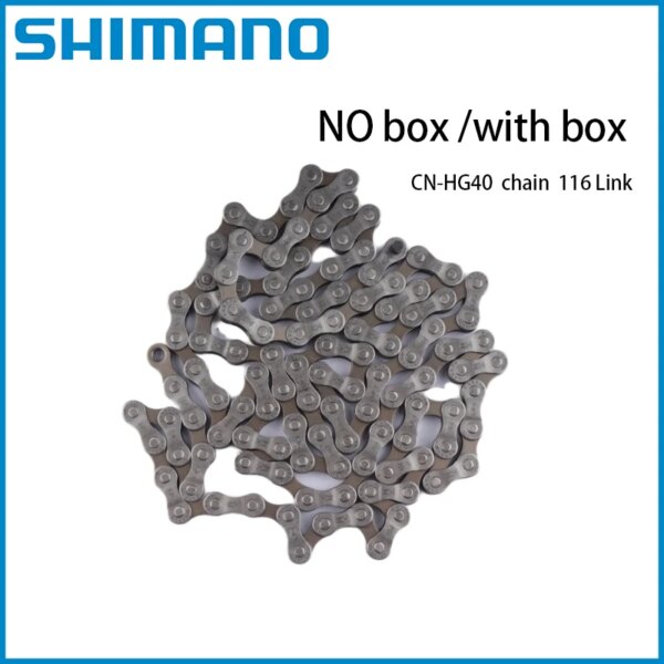 Cadena SHIMANO TOURNEY HG40 6/7/8 velocidades 116 Link CN-HG40 para bicicleta de montaña MTB