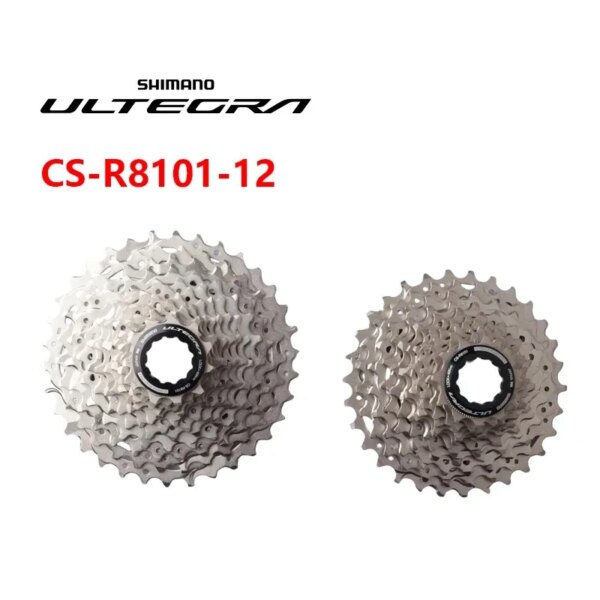 SHIMANO ULTEGRA CS-R8101-12 12s R8100 Cassette de bicicleta HYPERGLIDE + rueda libre K7 para bicicleta de carretera 11-30T/11-34T Original Shimano