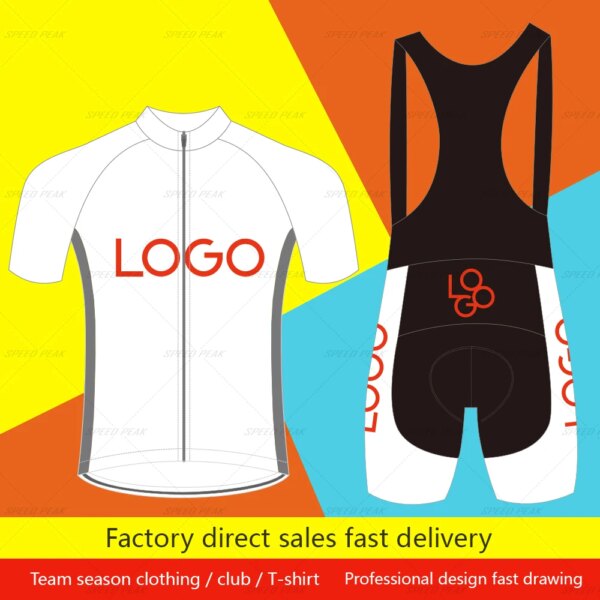 SPEED PEAK-Conjunto de camisetas de ciclismo para hombre, maillot de ciclismo, grado de competición, la mejor calidad, diseño personalizado, pantalón con pechera, equipo de ciclismo de montaña