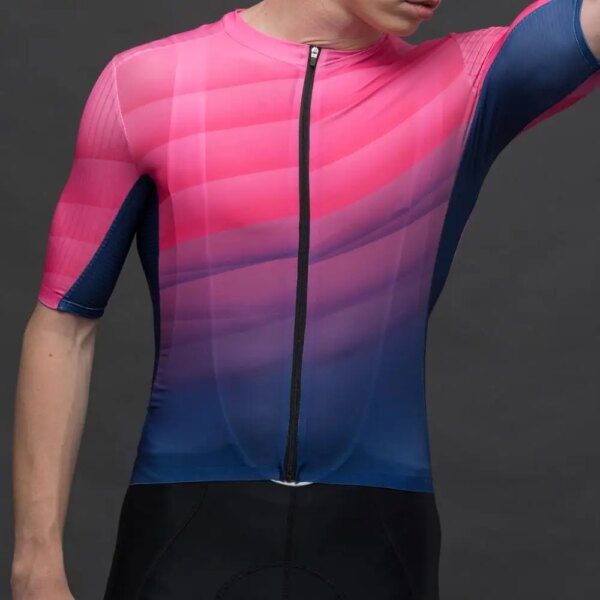 SPEXCEL 2019 Nueva camiseta de ciclismo PRO aero performance de manga corta para hombre o mujer con acabado de proceso sin costuras